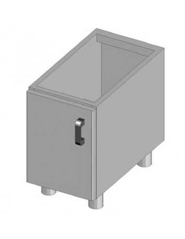 Mobile base with door - Dimensions cm 40 x 61.5 x 60 h