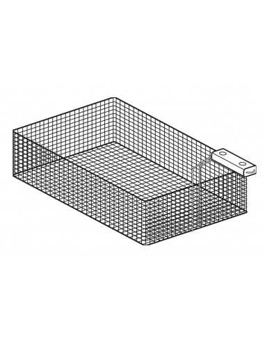 Cooking basket - GN 1/1 -  Dimensions cm 20 x 28 x 13,5 h