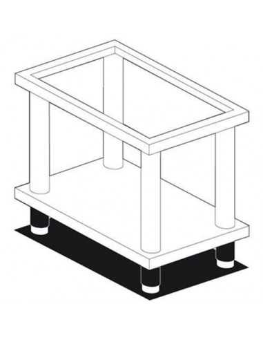 Base stand - Dimensions cm 40 x 53.5 x 58 h