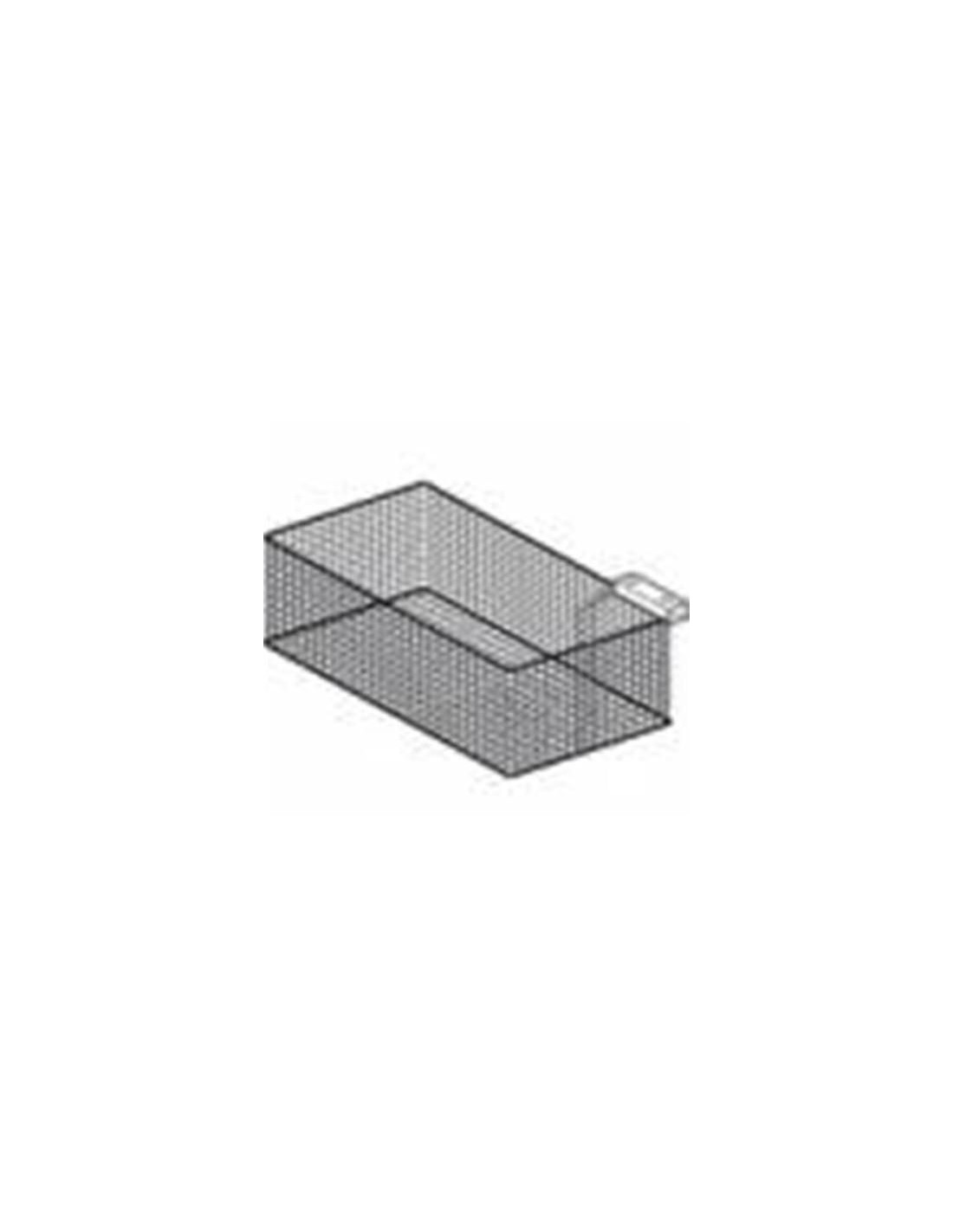 Basket 1/2 for fryer - Dimensions cm 28 x 45 x 15 H