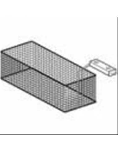 Basket 1/2 for fryer lt 18 - Dimensions cm 13.5 x 29 x 15 h