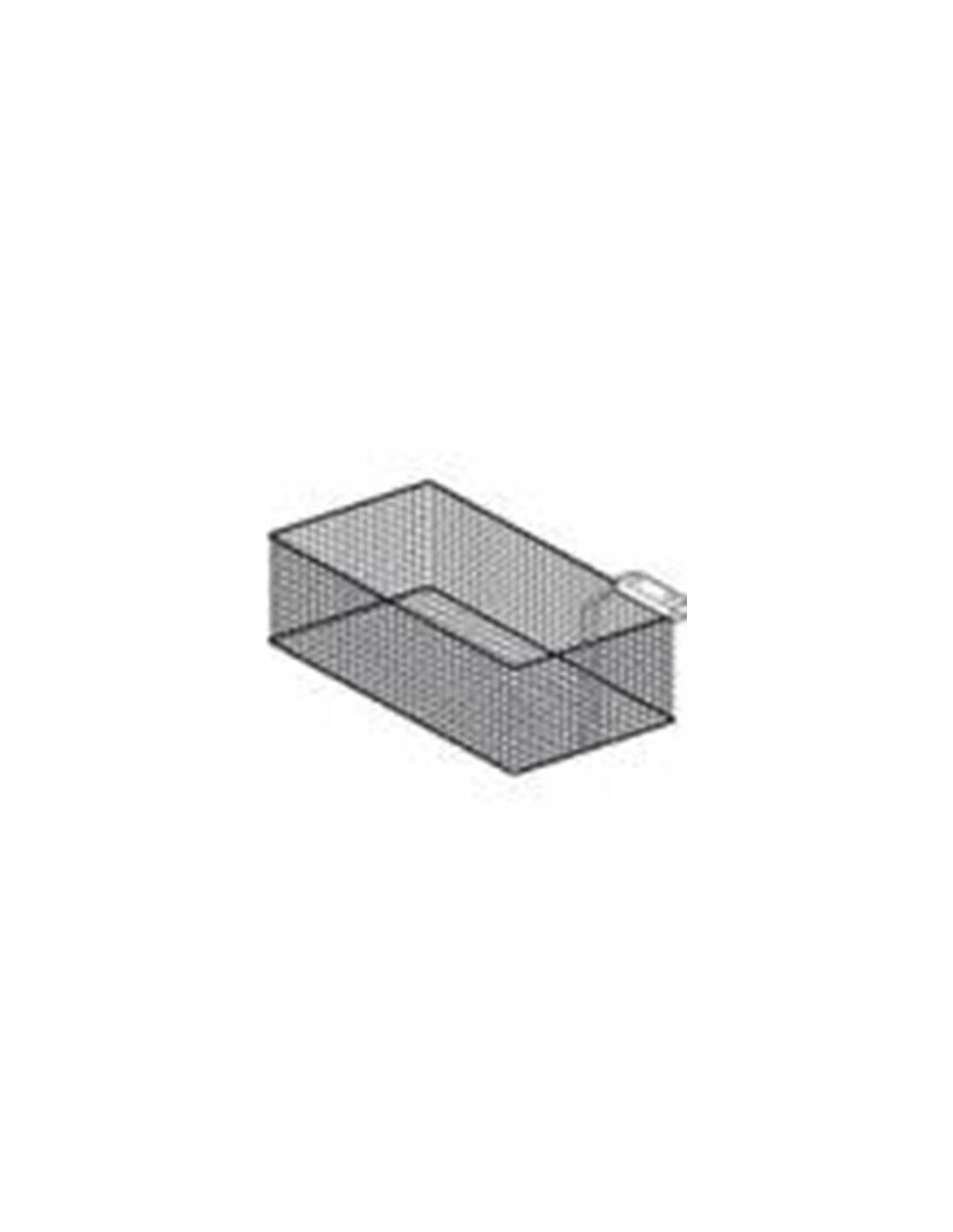 Basket 1/2 for fryer - Dimensions cm 28 x 29 x 15 h