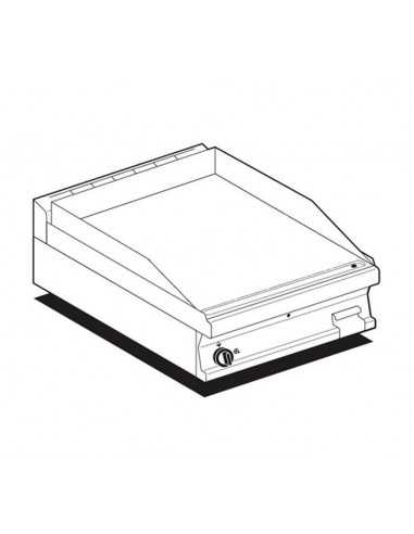 Plancha de gas - Placa lisa - 60 x 60 x 28 cm h