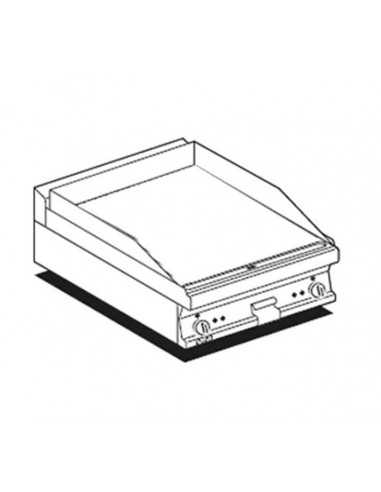 Plancha eléctrica - Placa lisa - 60 x 60 x 28 cm h