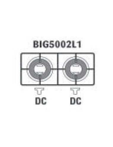 N. 2 Bruciatori doppia corona - Potenza kW 3.5 + kW 3.5