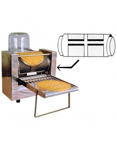 Automatic electric crepe maker - 4 cast iron cooking surfaces cm 15 x15