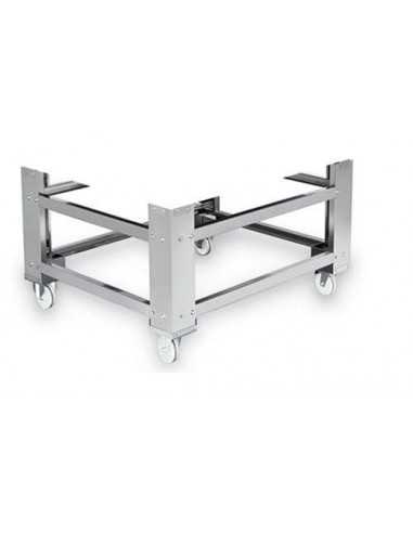 Stainless steel stand complete with n. 4 wheels for pizza oven Model TCA - cm 98 x 80 x 92h