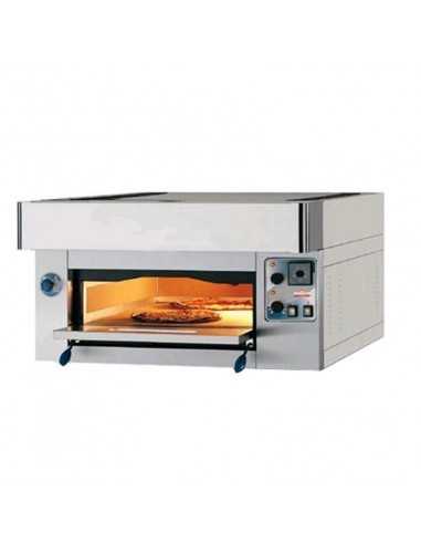 Electric pizza oven for 8 pizzas - cm 100 x 156 x 40h