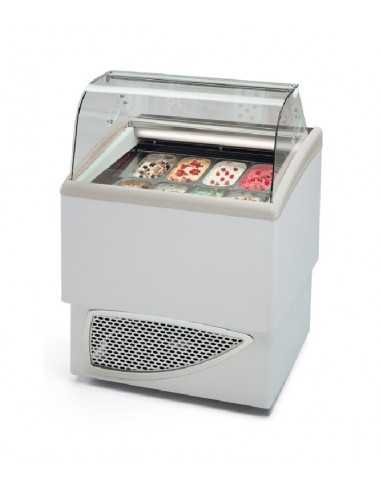 Vetrina gelateria - N. 6 or 8 tanks - cm 86 x 78 x 123h