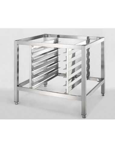 Table + racks Dim cm 60 x 40 and cm 66 x 46 (at the time of purchase choose the size of the pans) - Dimen