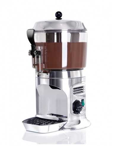 Chocolate maker with 3 liter capacity in silver