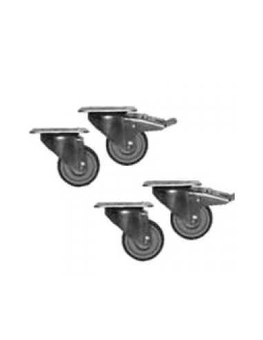 Kit n.4 wheels for refrigerator