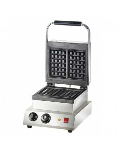 Professional waffle maker for waffles Cm 16 x 10 x 3.2 h