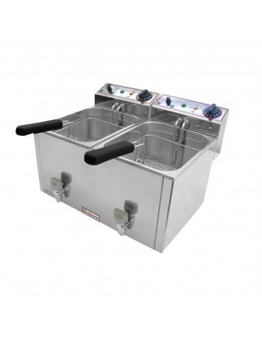 Electric fryer capacity Liters 8+8 cm 53 x 45 x 36 h