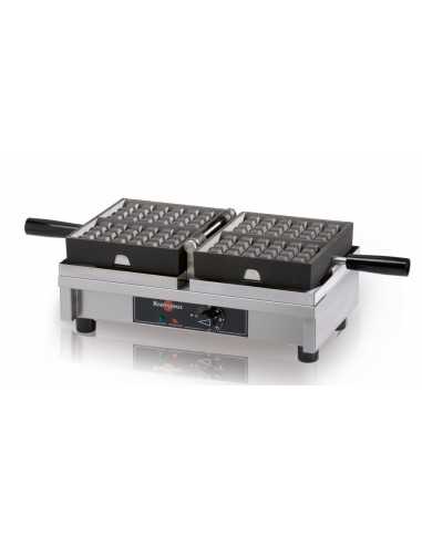 Professional waffle maker for Brussels waffles Cm 18.2 x 11.3 x 2.8 h