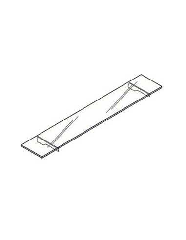 Intermediate shelf with support (only on the linear) for mod. Polo3 cm 100