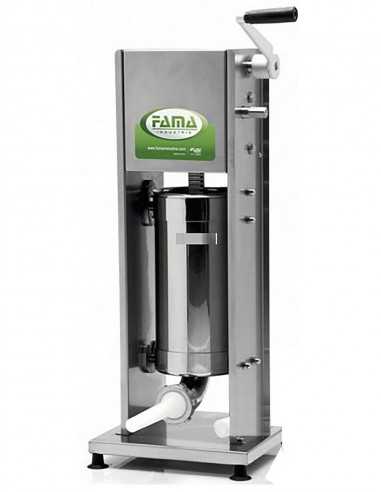 Vertical sausage filler 14 litres - 13 kg - No. 2 speeds