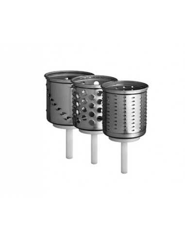 Set of three cylinders for grater for mod.PK45/PK50/PK70