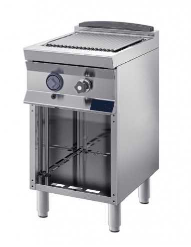 Combi Grill + griglia diretta - A gas - Vasca raccogli grassi - cm 52x 90 x 90