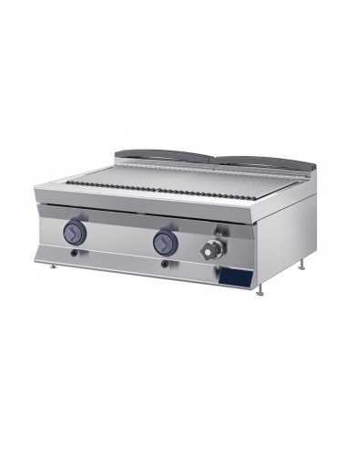 Combi Grill + red directa - A gas - tanque de almacenamiento de grasa - cm 80 x 90 x 29 h