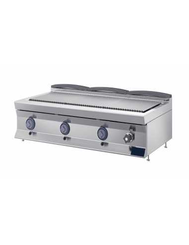 Combi Grill + red directa - A gas - tanque de almacenamiento de grasa - cm 120 x 90 x 29 h