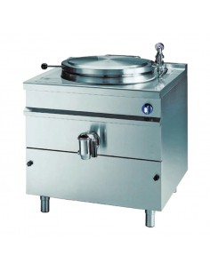 Pentola a gas - riscaldamento diretto - capacità 200 litri - con autoclave