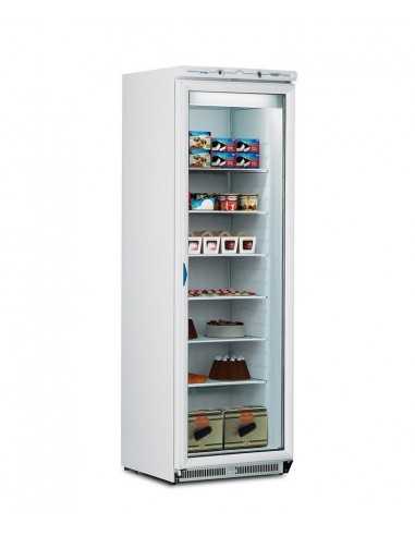 Freezer cabinet with glass door - Capacity 360 liters - Cm 60 x 62 x 188 h