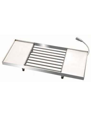 Heated vibrating table