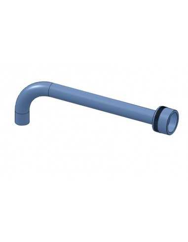 Curved spout cm 25 - Ø 21 mm