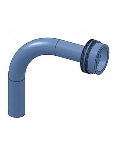 Curved spout cm 8 - Ø 14 mm