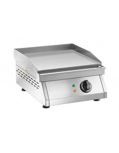 Electric fry top with smooth top cm 39.5 x 40 x 8h