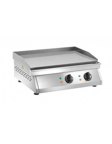 Electric fry top with smooth top cm 59.5x40