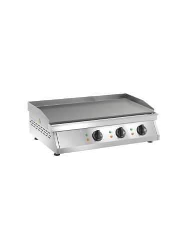 Electric fry top with smooth top cm 83.5x40