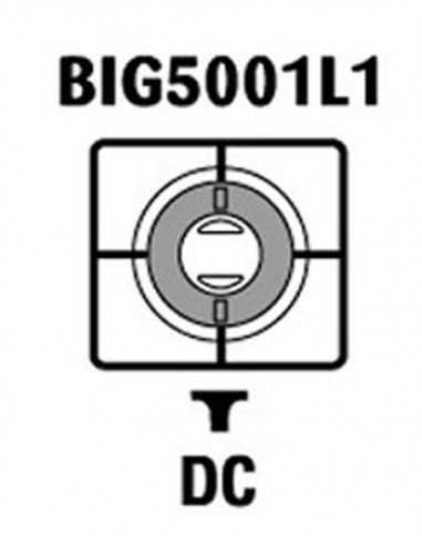 N. 1 Bruciatore doppia corona - Potenza kW 3.5