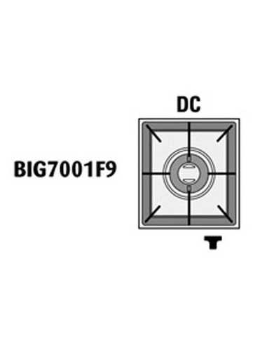 N. 1 Bruciatore Doppia corona - Potenza kW 6,5