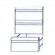 Cassettiera n. 3 cassetti refrigerati 1/3 (cm 30.1 x 48.8 x 11.9 h)