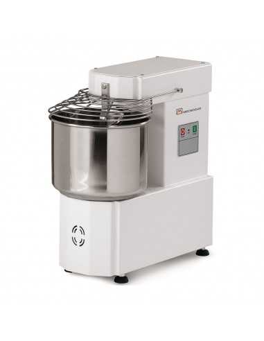 Spiral mixer - Capacity kg 8 / lt 10 - cm 55 x 28 x 55.5 h