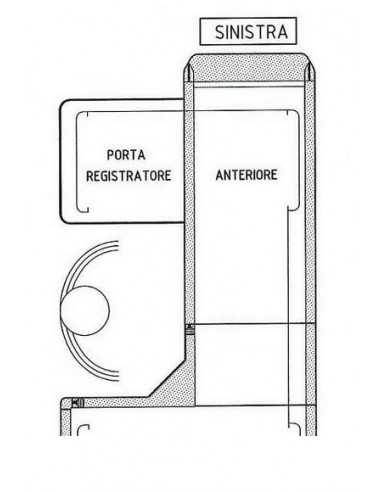 Maggiorazione cassa a sinistra