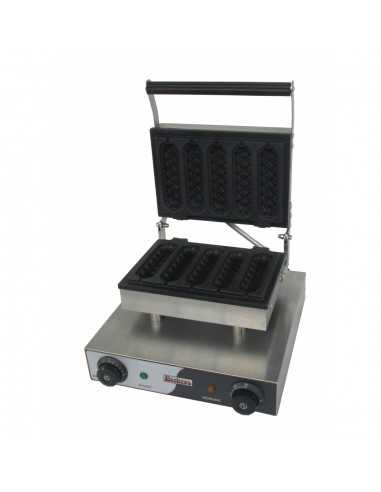 Professional waffle maker for waffles cm 16 x 10 x 3.2 h