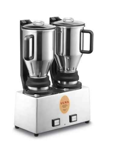 2-liter blender with two stainless steel cups