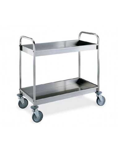 Carrello di servizio - Acciaio inox - cm 98 x 51 x 91 h