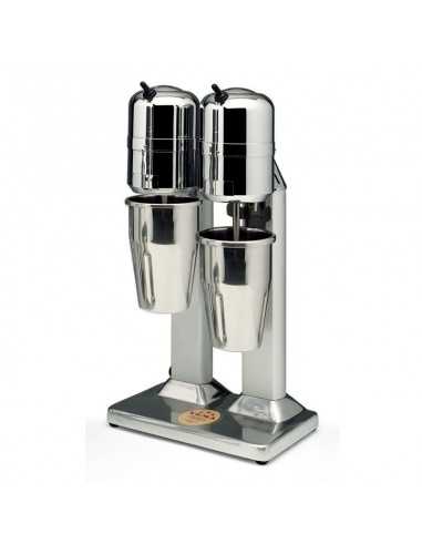 Frullino frappe 800 cl x 2 bicchieri inox - Da banco