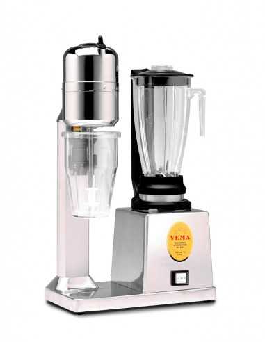 1.2 liter blender complete with 800 cl whisk with transparent glasses