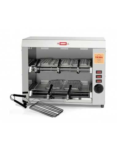 Professional toaster 6 tongs