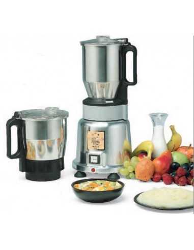 Blender and cutter with 2.3 + 2.5 liter capacity