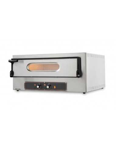 Forno pizza elettrico - N. 2 pizze - cm 74 x 60/74 x 41 h