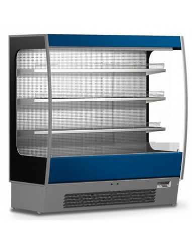 Refrigerated wall - Suitable for cold cuts and dairy products - Temperature +/+ °C - Ventilate - cm 256 x 88.8 x 199.1 h