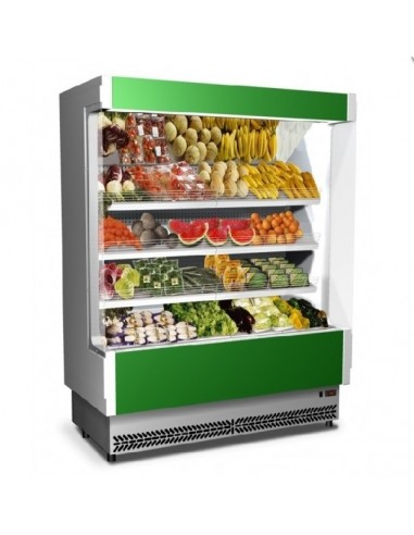 Refrigerated wall display - For fruit and vegetables - Temperature +6°/+°C - Ventilate - cm 158 x 76.4 x 204h
