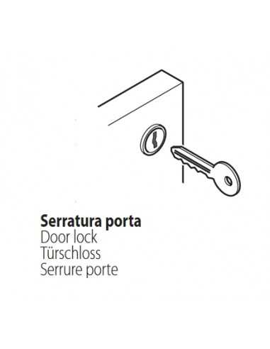 Cerradura de la puerta