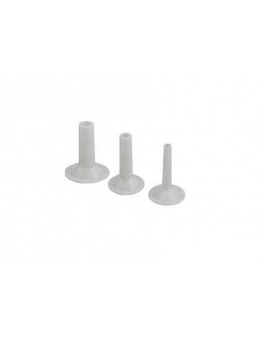 Set 3 embudos en Moplen - Por mod.8 - Hole funnel mm 15/20/25